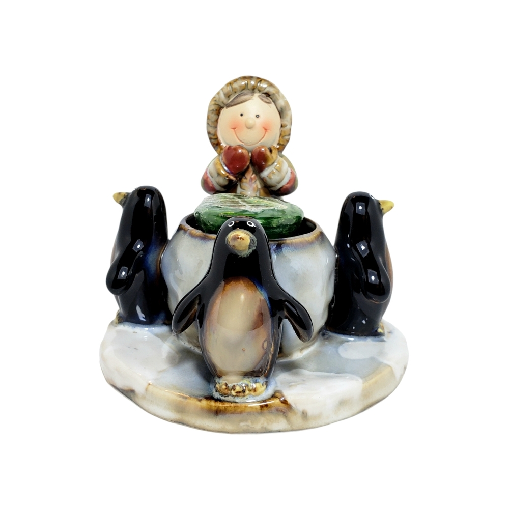 Yankee Candle Child with Penguin Friends Votive Candle Holder